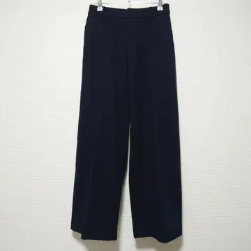 UNIQLO 유니클로 브러쉬드 저지 와이드 팬츠 네이비