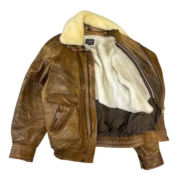 초레어 LL 사이즈 빈티지 플라이트 자켓 A2 가죽 자켓