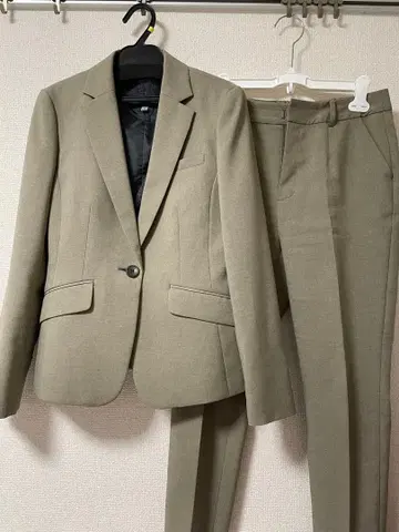 여성 수트 상하의 세트