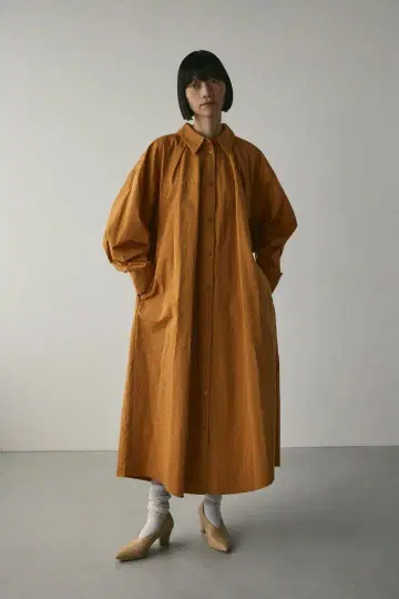 [택 포함 새상품] 24AW STYLEMIXER 스위칭 셔츠 원피스