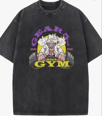 원피스 헬스장 T셔츠