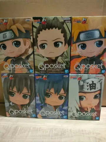 NARUTO Qposket 피규어 6체 세트