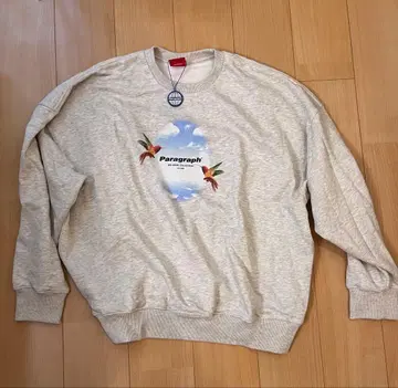 Paragraph 그레이 맨투맨 L 사이즈