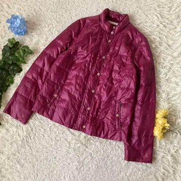 컨디션 최상 크리스찬 오자르 다운 자켓 보라색 핑크 다운 90% 9 M