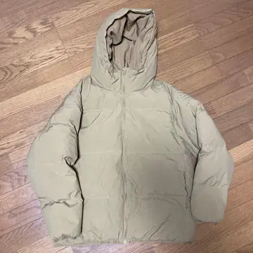 워크맨 솔리드 우븐 내구성 발수 패디드 후디 LL 머스타드