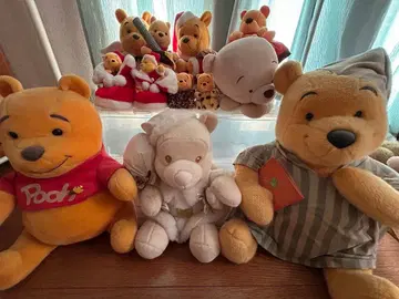 디즈니 푸우 봉제 인형 묶음 판매