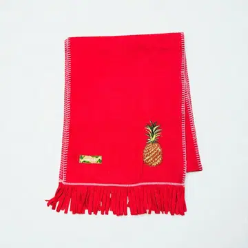 미사용 새상품 ROCO NAILS 자수 머플러