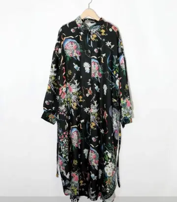 [] 별자리와 꽃다발 패턴 셔츠 원피스 [주말 한정 할인 중]