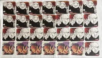 주술회전 이타도리 유우지 아트 코스터 28개 세트