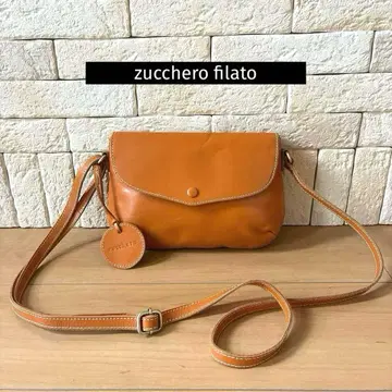[zucchero filato]  미니 숄더 카멜 천연 가죽