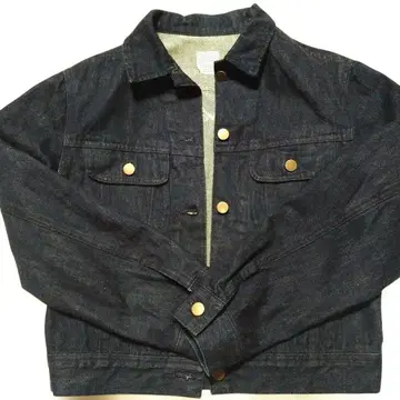 다크 데님 버튼 달린 G 카네코 이사오