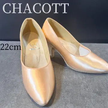 CHACOTT 베이지 하이힐 펌프스 22cm