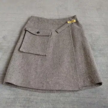 스노우피크 그레이 울 스커트