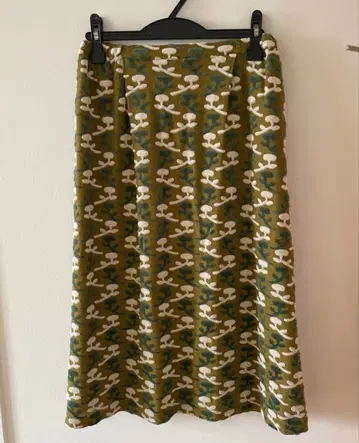 Sally Scott 카모 패턴 롱 스커트 M 사이즈