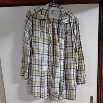 guadro 체크 무늬 긴팔 셔츠