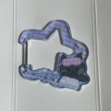 woongnini 아크릴 카라비너 키링 로손 한정판