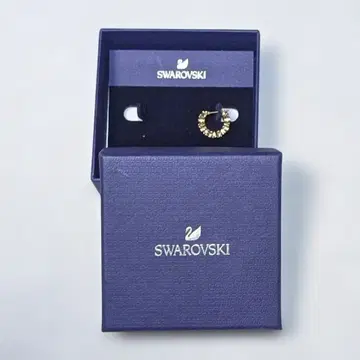 Swarovski 후프 귀걸이 한쪽만