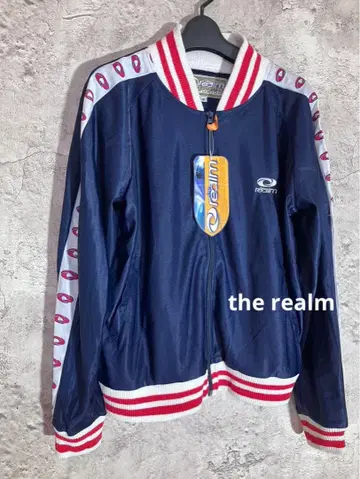 미사용 새상품 택 포함 the realm 네이비 집업 자켓 점퍼