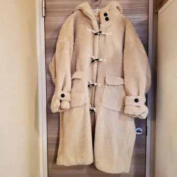 보아 더플 코트 테디베어