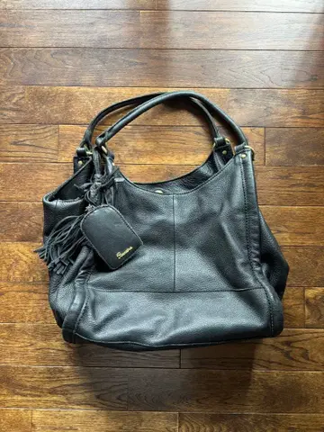 Ray BEAMS 블랙 프린지 백