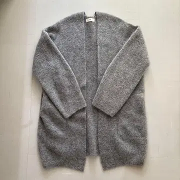 unfil 키드모헤어 가디건 그레이