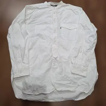 인기 KONECO 화이트 그랑 파샤 긴팔 셔츠