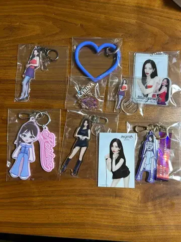 aespa KARINA 아크릴 키링 세트