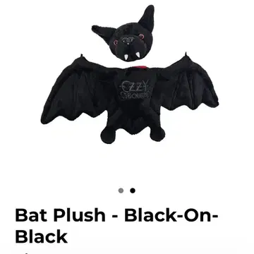 오지 오스본 Bat Plush - Black-On-Black