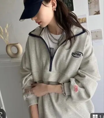 Java 플리스 하프 지퍼 자켓