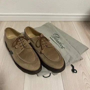 파라부트 샹보드 4 베이지 스웨이드 수납 가방 포함