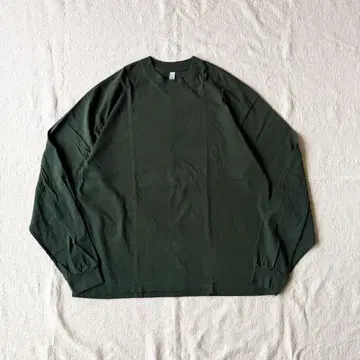 로스앤젤레스 어패럴 롱 t셔츠 그린 XL 빅 T