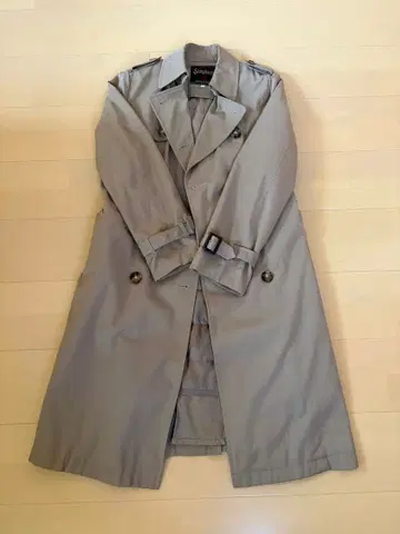 트렌치코트 베이지 롱 기장