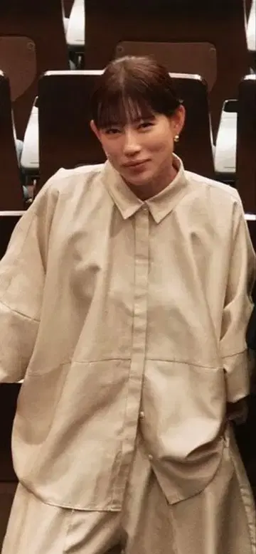 에트레토쿄 커프스 샨탄 셔츠