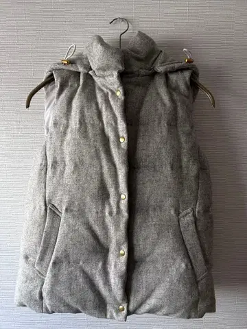 프레임워크 다운 베스트 리버서블 라이트 그레이