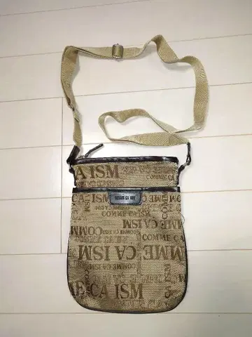 COMME CA ISM 로고 프린트 숄더백