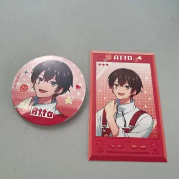 AMPTAK x COLORS 앗토군 캔뱃지 카드