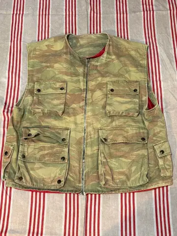 밀리터리 카모 베스트