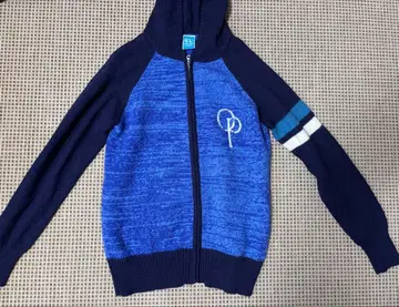 오션 퍼시픽 니트 집업 후디 L