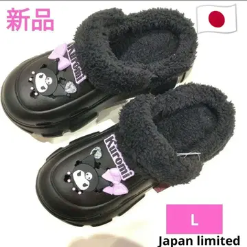 새상품 쿠로미 통굽 샌들 보아 L 보아 포함 블랙 클로그 샌들