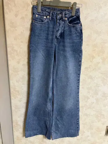 HONEY 와이드 레그 데님 인디고 블루