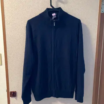 [캐시미어 100% ] 남성용 풀 집업 스웨터 L 사이즈 타카시마야