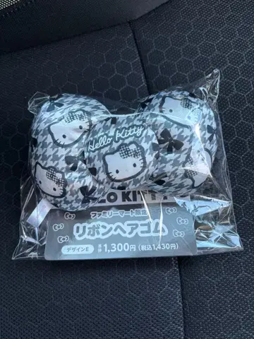 산리오 헬로키티 훼미리마트 한정판 리본 머리끈