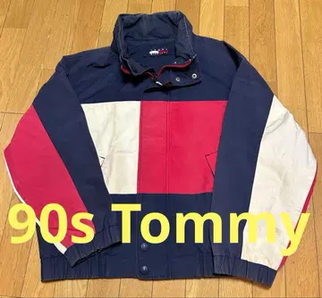 [ 짧은 기장 ] TOMMY HILFIGER 90s 리버서블 자켓 L