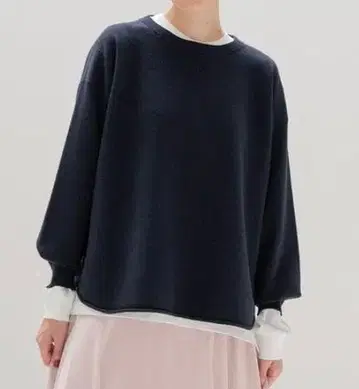 DRESSLAVE 드레스 레이브 코튼 캐시미어 맨투맨