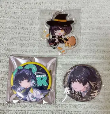 명조 이케 할로 기념 극락탕 아크릴 캔디 키링 캔뱃지 여자 방랑자