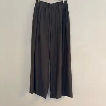 미즈이로 인드 다크 그레이 와이드 팬츠 S 사이즈