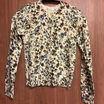 새상품급 FRAY I.D 플라워 프린트 가디건 앙상블