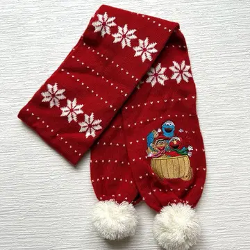 USJ 머플러 세서미 스트릿 엘모 빨간색 유니버설 스튜디오 재팬