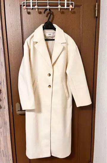 AZUL by moussy 아이보리 롱 코트 M