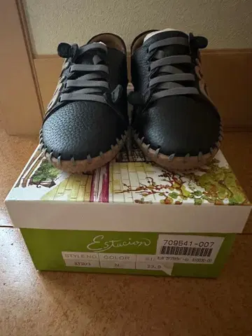 Estacion 블랙 스니커즈 23.0cm